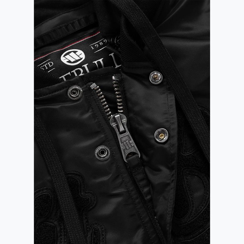 Herrenjacke Pitbull Mason San Diego Baseball Hooded black 8
