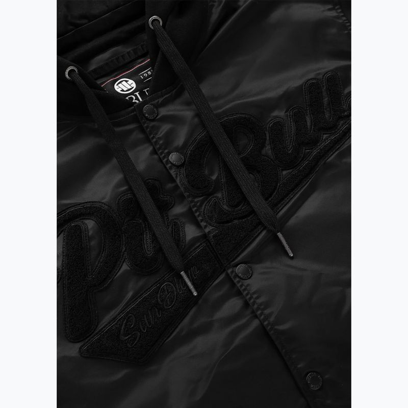 Herrenjacke Pitbull Mason San Diego Baseball Hooded black 11