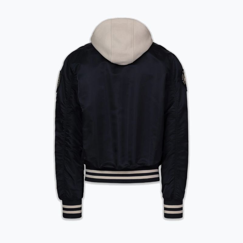 Herrenjacke Pitbull Mason San Diego Baseball Hooded dark navy/beige 5
