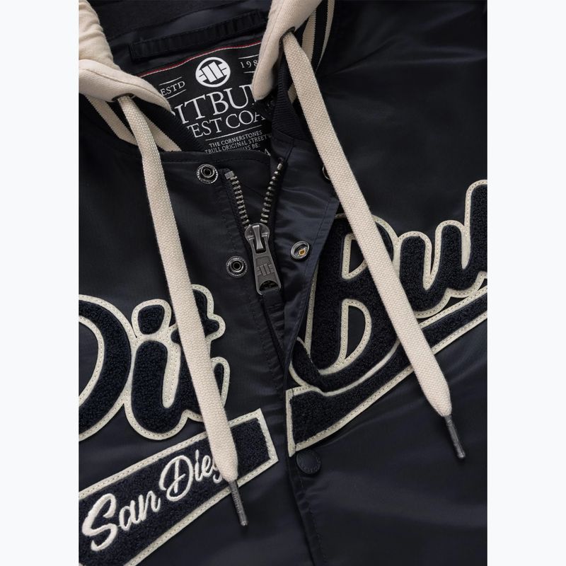 Herrenjacke Pitbull Mason San Diego Baseball Hooded dark navy/beige 6
