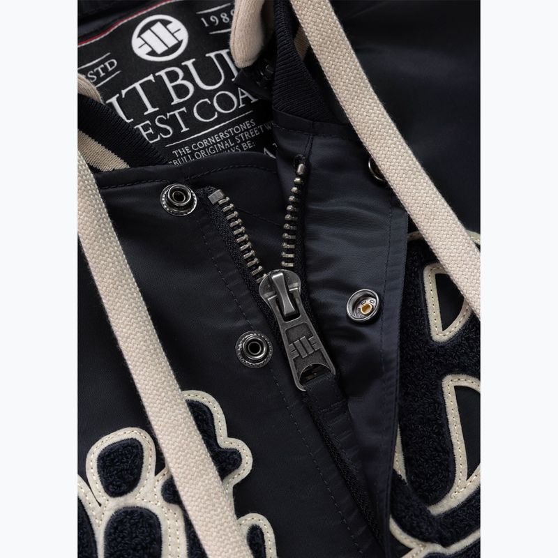 Herrenjacke Pitbull Mason San Diego Baseball Hooded dark navy/beige 8