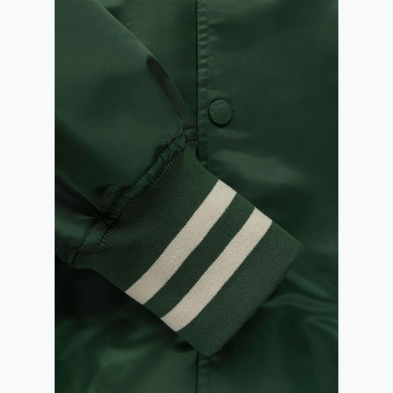 Herrenjacke Pitbull Mason San Diego Baseball Hooded bottle green/beige 10