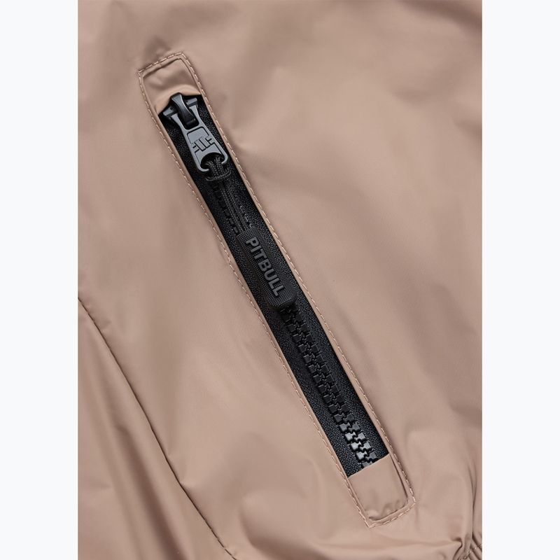 Damenjacke Pitbull Aaricia Stripes Nylon Hooded dark sand 10