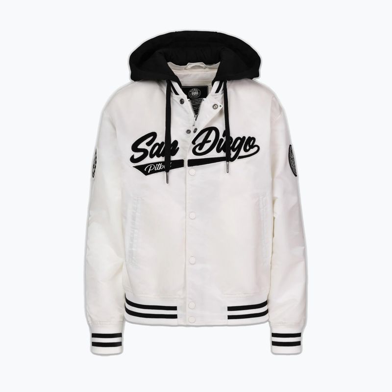Damenjacke Pitbull Angela San Diego Hooded Varsity off white 5