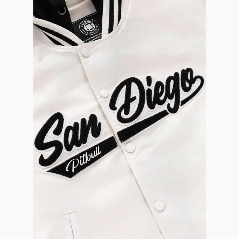 Damenjacke Pitbull Angela San Diego Hooded Varsity off white 11