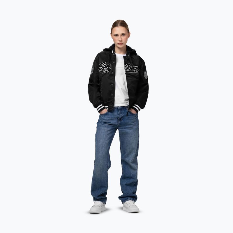 Damenjacke Pitbull Angela San Diego Hooded Varsity black 2