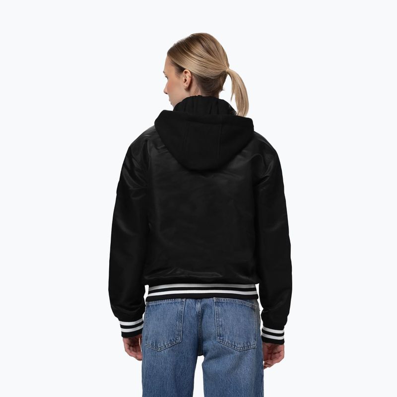 Damenjacke Pitbull Angela San Diego Hooded Varsity black 3