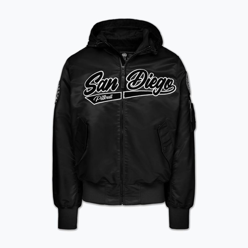 Damenjacke Pitbull Angela San Diego Hooded Varsity black 6