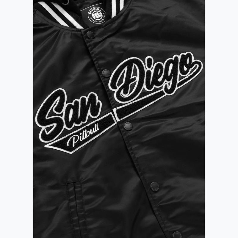 Damenjacke Pitbull Angela San Diego Hooded Varsity black 13