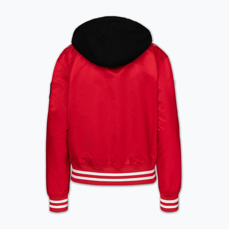 Damenjacke Pitbull Angela San Diego Hooded Varsity fluo/red 7