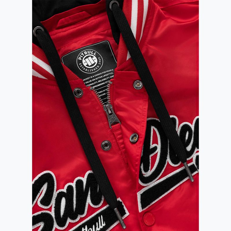 Damenjacke Pitbull Angela San Diego Hooded Varsity fluo/red 8