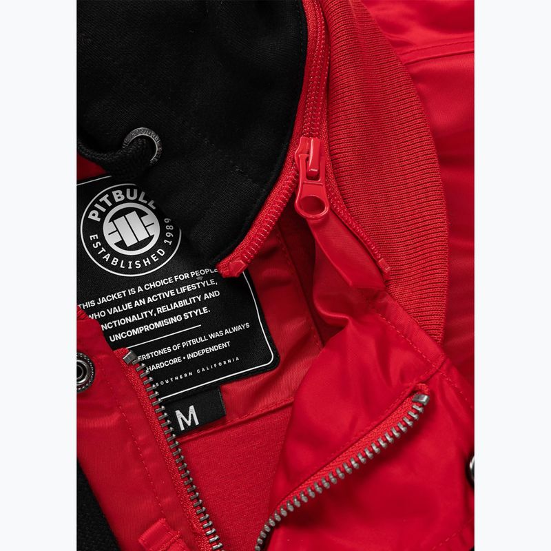 Damenjacke Pitbull Angela San Diego Hooded Varsity fluo/red 13