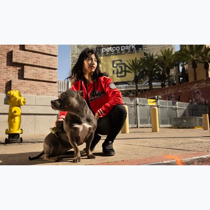Damenjacke Pitbull Angela San Diego Hooded Varsity fluo/red 19