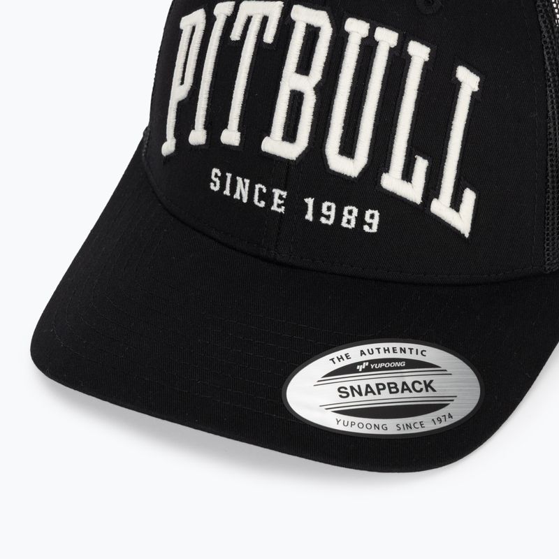 Herren-Basecap Pitbull Mesh "Pitbull Norton" Trucker Low Profile black/black 3