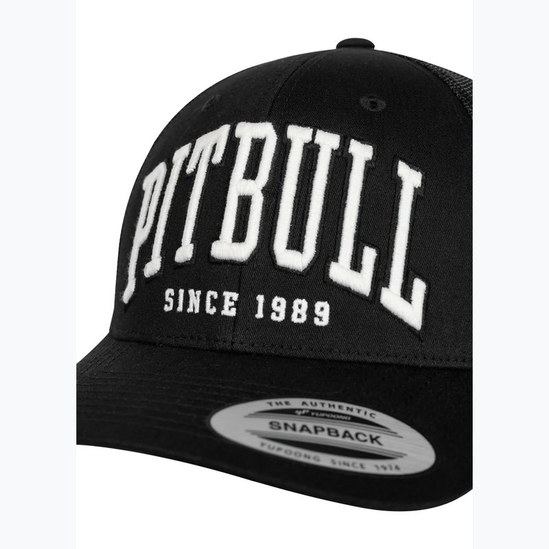 Herren-Basecap Pitbull Mesh "Pitbull Norton" Trucker Low Profile black/black 3