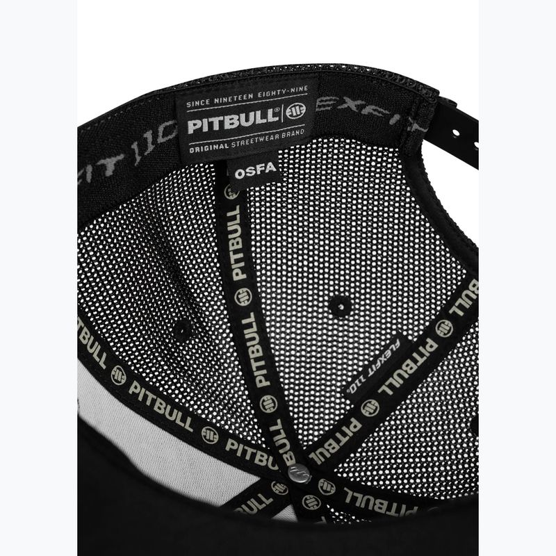 Herren-Basecap Pitbull Mesh "Pitbull Norton" Trucker Low Profile black/black 5