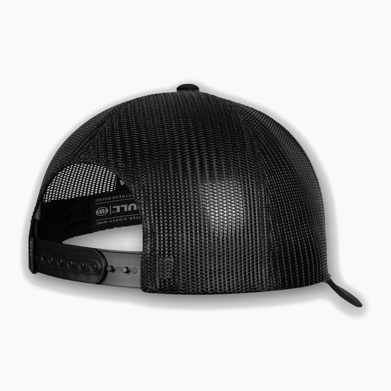 Herren-Basecap Pitbull "SO.CAL.” Retro Trucker black/black/white 2