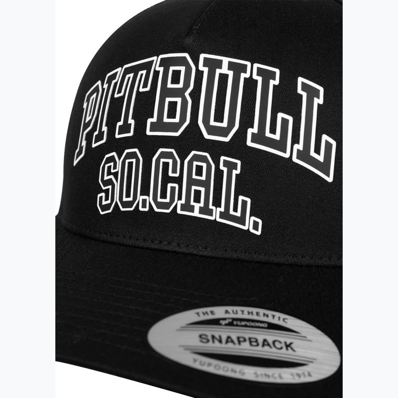 Herren-Basecap Pitbull "SO.CAL.” Retro Trucker black/black/white 3