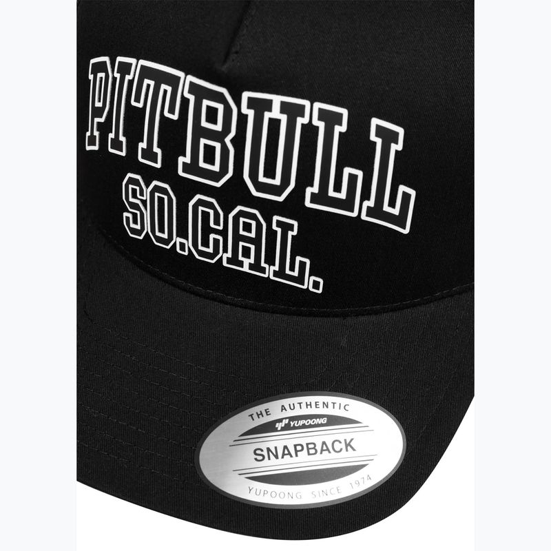 Herren-Basecap Pitbull "SO.CAL.” Retro Trucker black/black/white 4