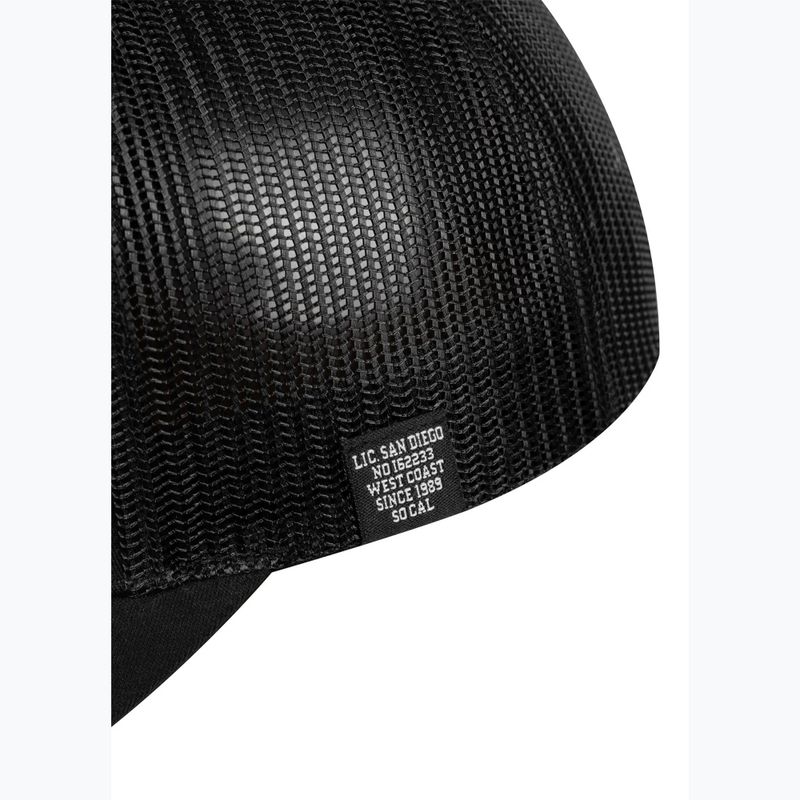 Herren-Basecap Pitbull "SO.CAL.” Retro Trucker black/black/white 5