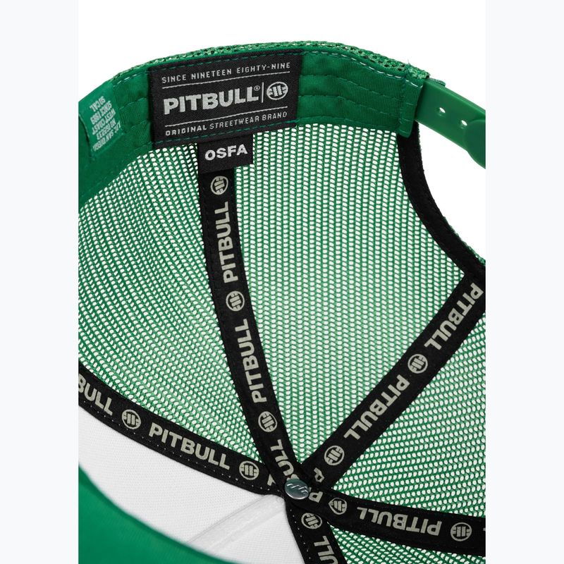 Herren-Basecap Pitbull "SO.CAL." Retro Trucker grün/weiß 7