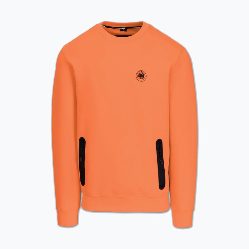 Herrenpullover Pitbull Dogwood Crewneck Sweatshirt fluo orange 4