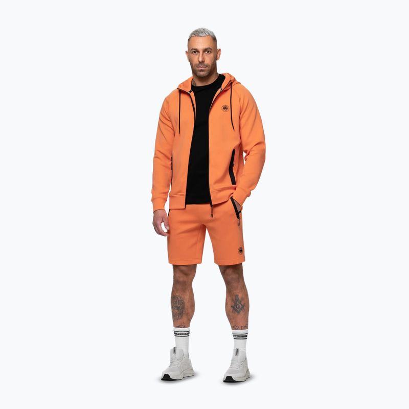 Herrenpullover Pitbull Dogwood Hooded Zip Sweatshirt fluo orange 2