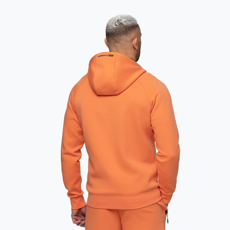 Herrenpullover Pitbull Dogwood Hooded Zip Sweatshirt fluo orange 3