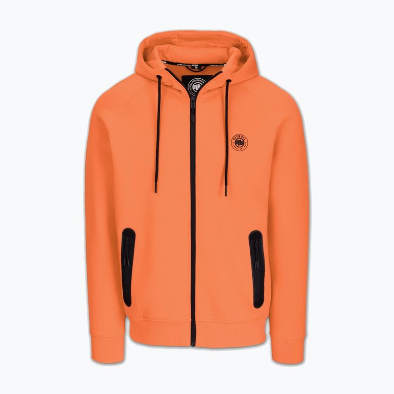 Herrenpullover Pitbull Dogwood Hooded Zip Sweatshirt fluo orange 5