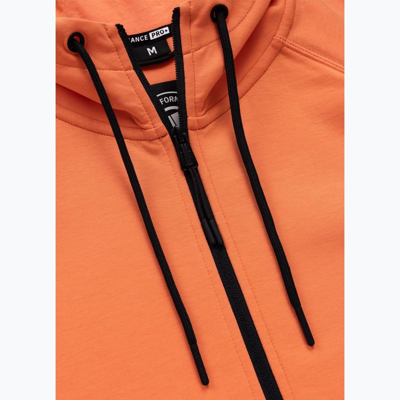 Herrenpullover Pitbull Dogwood Hooded Zip Sweatshirt fluo orange 7