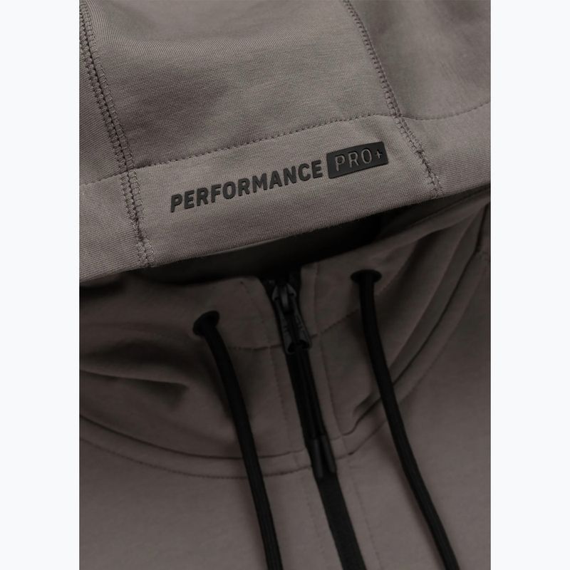 Herrenpullover Pitbull Dogwood Hooded Zip Sweatshirt taupe 10