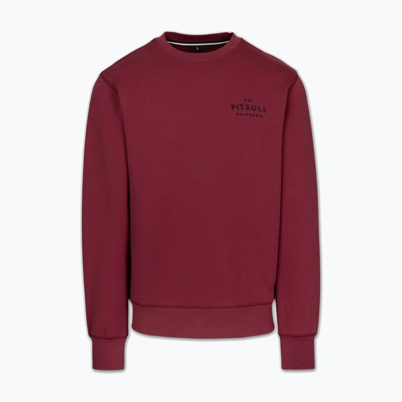 Herrenpullover Pitbull Sampson Crewneck Sweatshirt burgundy 5