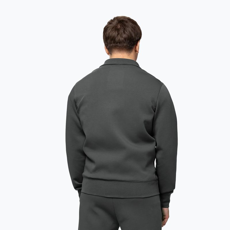 Herrenpullover Pitbull Sampson Zip grey/green 3