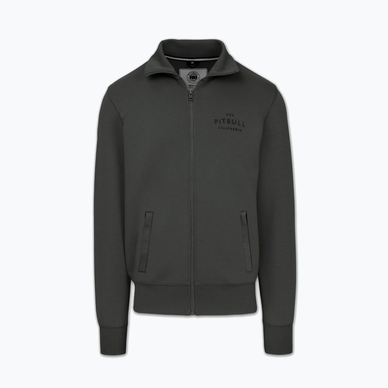 Herrenpullover Pitbull Sampson Zip grey/green 5