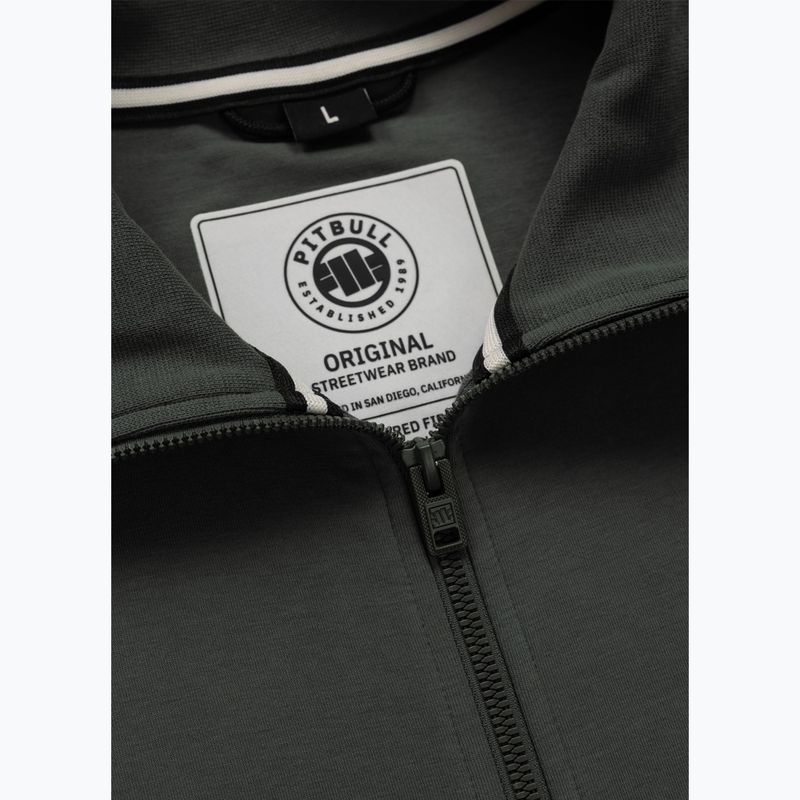 Herrenpullover Pitbull Sampson Zip grey/green 7