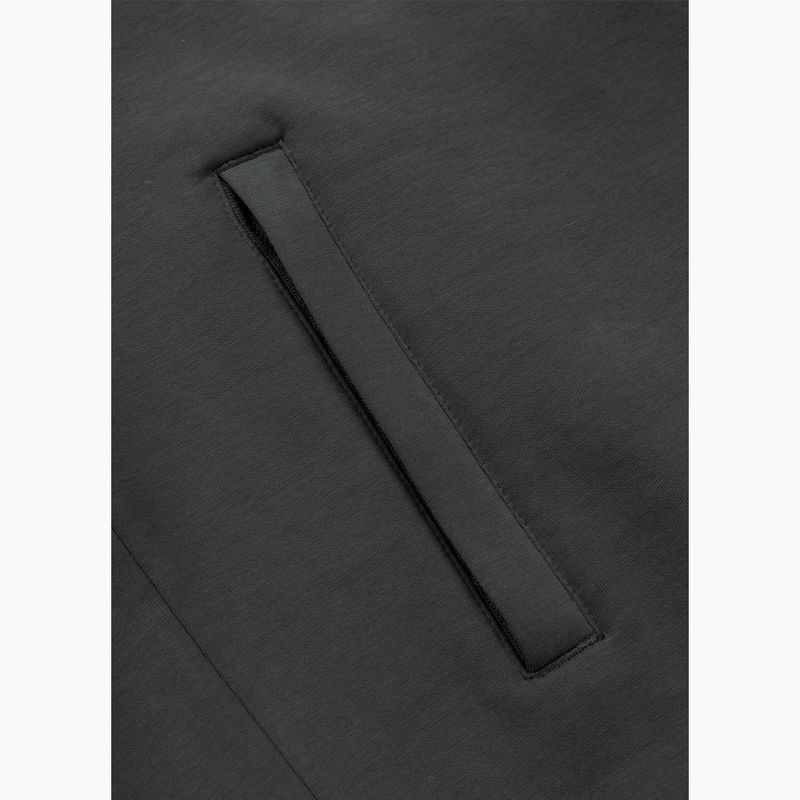 Herrenpullover Pitbull Sampson Zip grey/green 9