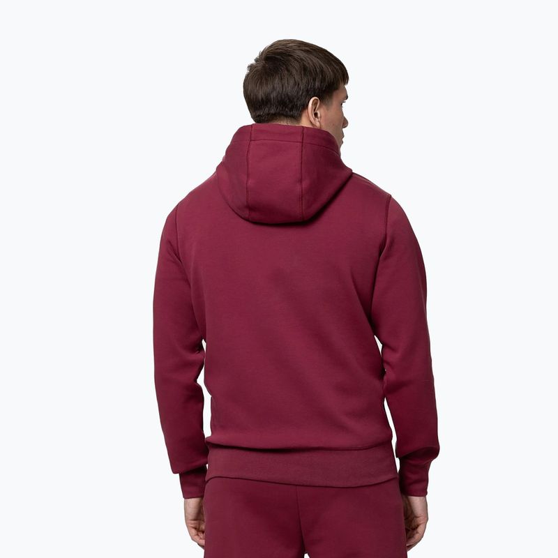 Herrenpullover Pitbull Sampson Hooded Sweatshirt burgundy 3