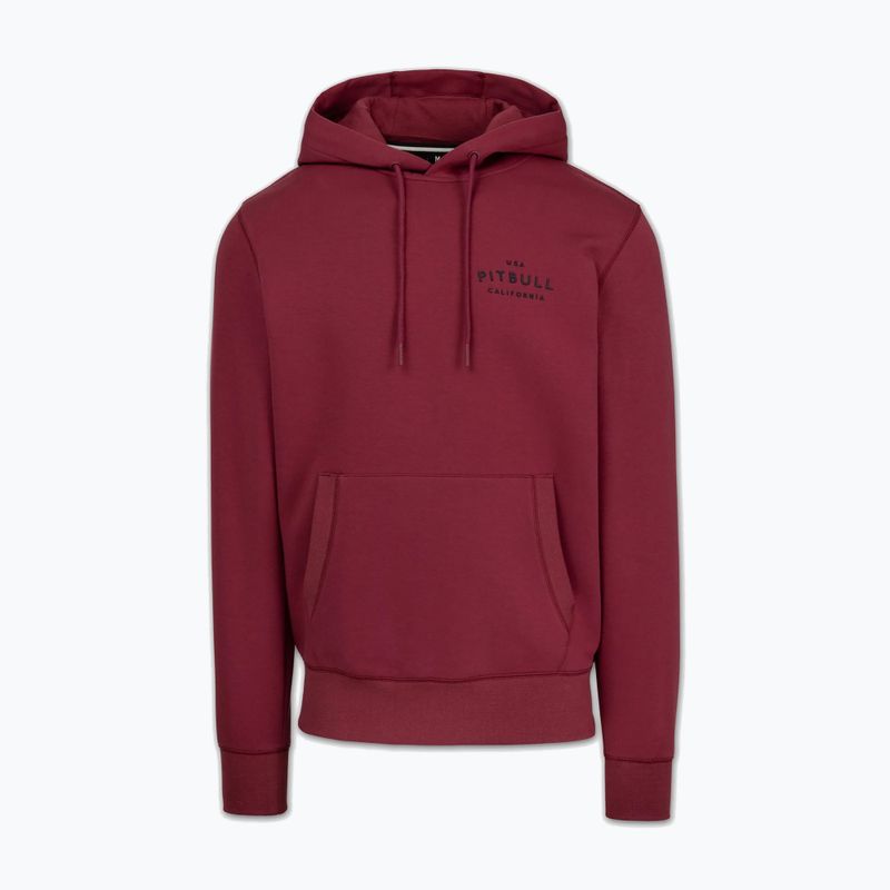 Herrenpullover Pitbull Sampson Hooded Sweatshirt burgundy 7
