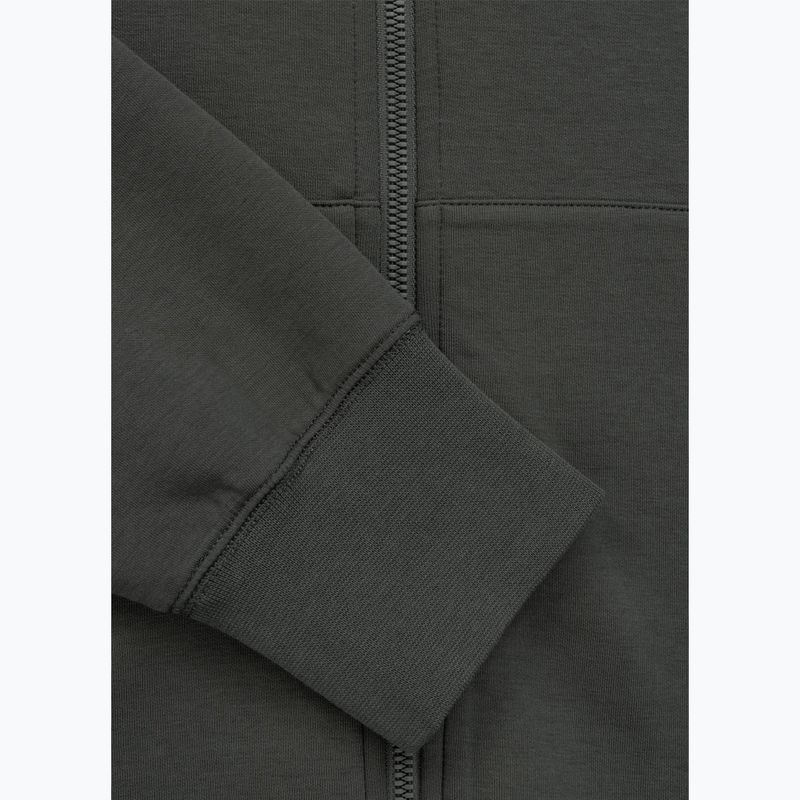 Herrenpullover Pitbull Sampson Hooded Zip Sweatshirt grey/green 10
