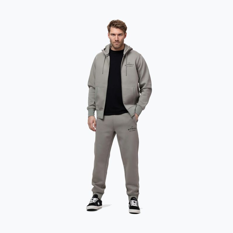 Herrenpullover Pitbull Sampson Hooded Zip Sweatshirt grey/harbour 2