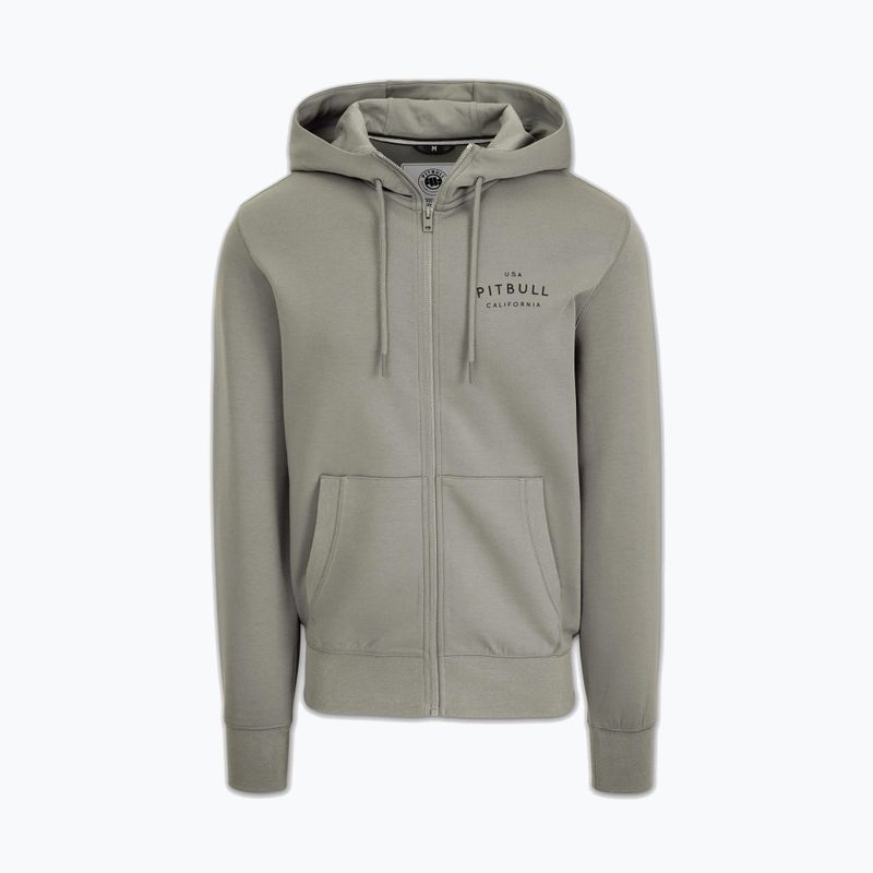 Herrenpullover Pitbull Sampson Hooded Zip Sweatshirt grey/harbour 5