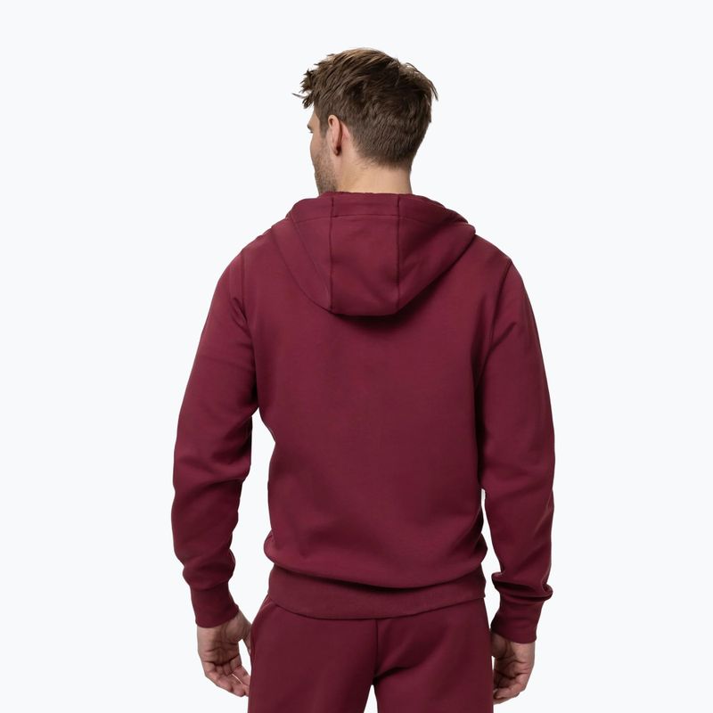 Herrenpullover Pitbull Sampson Hooded Zip Sweatshirt burgundy 3