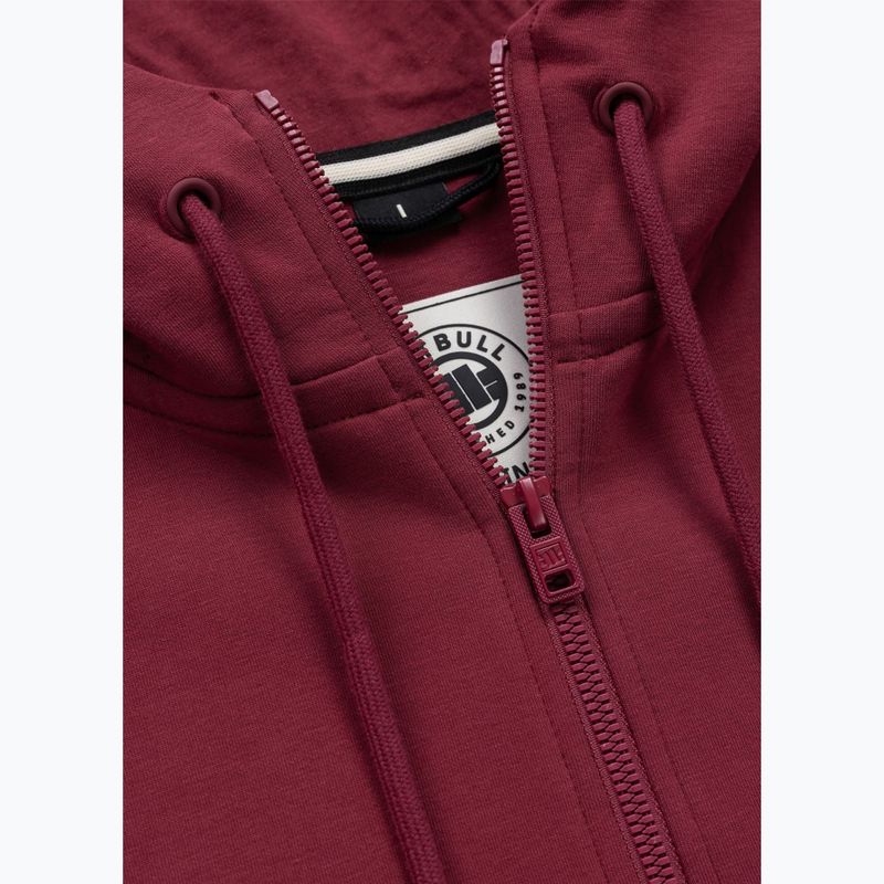 Herrenpullover Pitbull Sampson Hooded Zip Sweatshirt burgundy 8