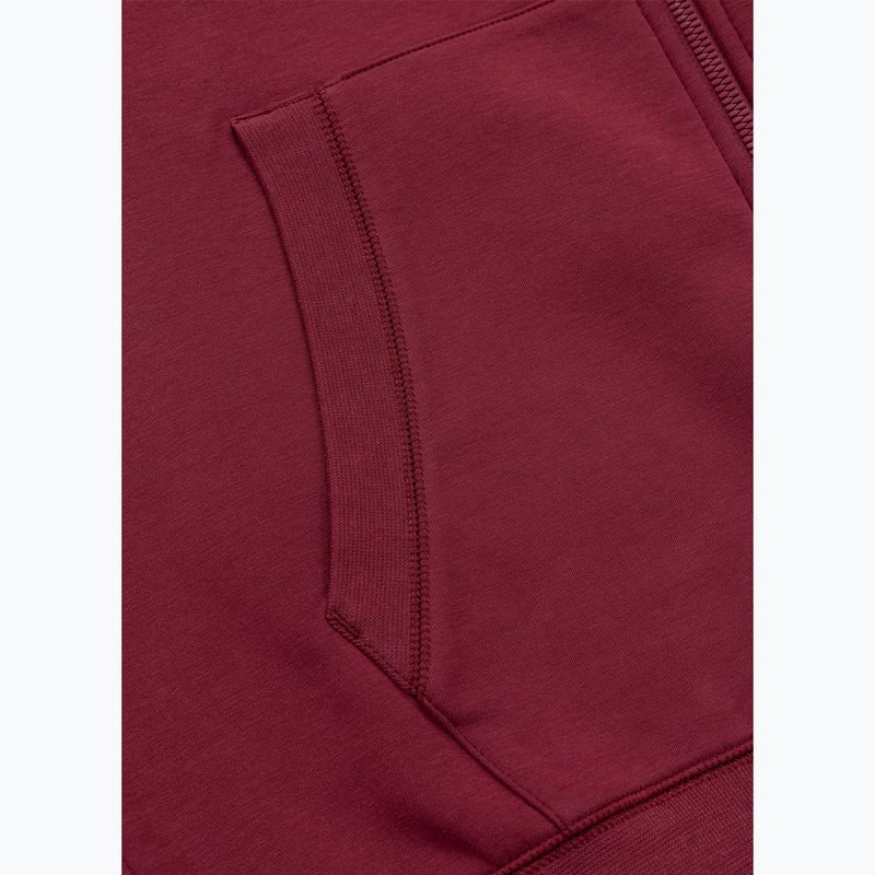 Herrenpullover Pitbull Sampson Hooded Zip Sweatshirt burgundy 10