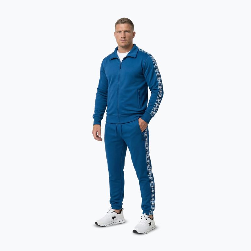 Herrenpullover Pitbull Track Jacket Powers azure blue 2