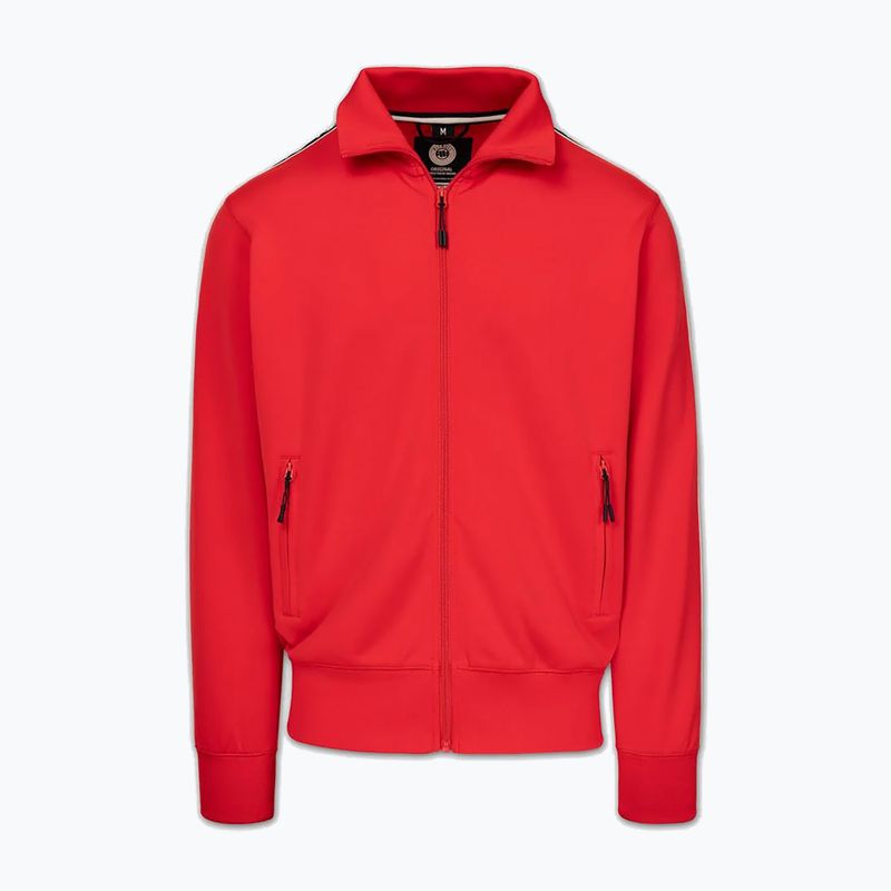 Herrenpullover Pitbull Track Jacket Powers fluo/red 3