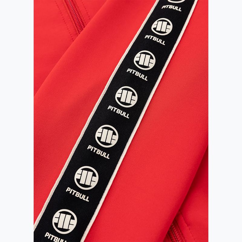 Herrenpullover Pitbull Track Jacket Powers fluo/red 7