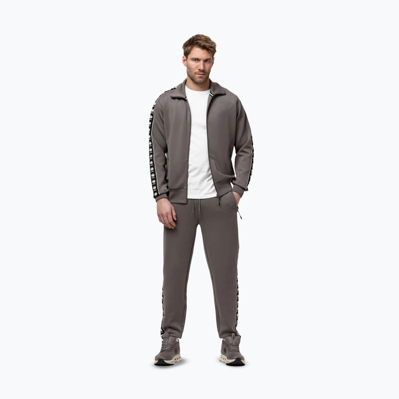 Herrenpullover Pitbull Track Jacket Powers taupe 2