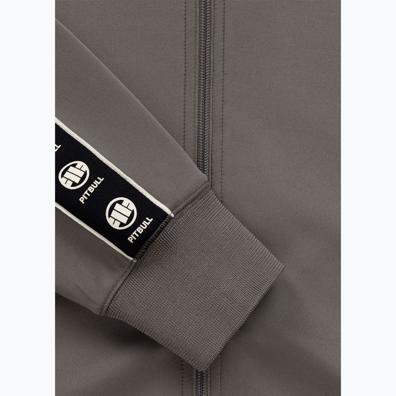 Herrenpullover Pitbull Track Jacket Powers taupe 8