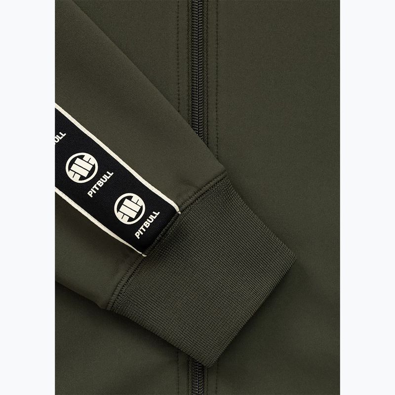 Herrenpullover Pitbull Track Jacket Powers old green 6